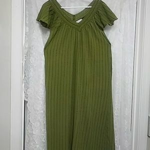 Softsurroundings green dress